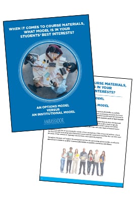 White Paper: When it Comes to Course Materials, What Model is in Your Students' Best Interests